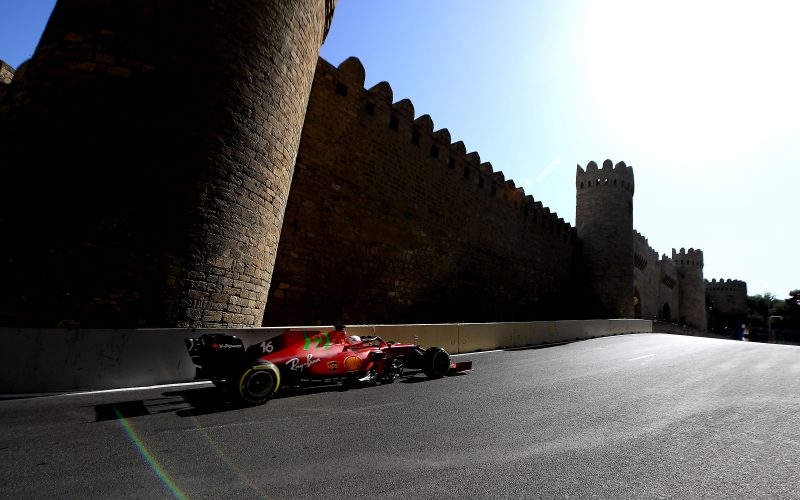 Charles Leclerc Scuderia Ferrari Azerbaijan GP 2021 Q