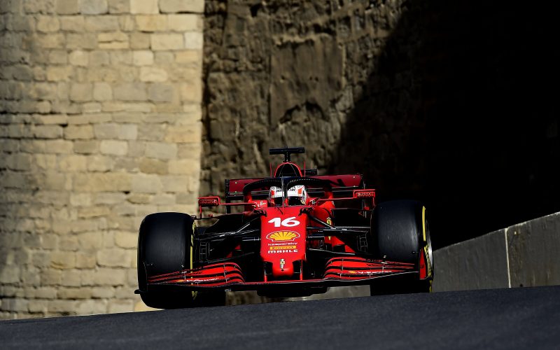 Charles Leclerc Scuderia Ferrari Azerbaijan GP 2021Qualifying